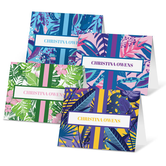 Preppy Tropics Folded Note Card Collection